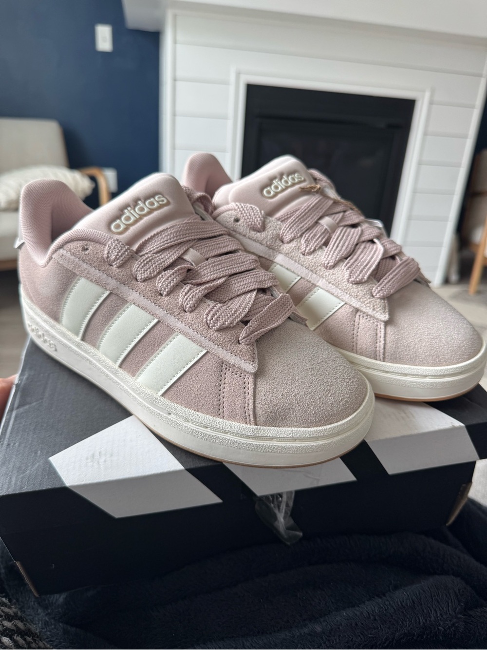 Adidas Grand Court Alpha 00s Shoe - Women's 8 Wonder Taupe/Off White/Vapour Gre